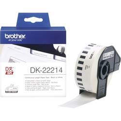 Brother Brother DK-22214 - Weiß - Rolle (1,2 cm x 30,5 m) Thermopapier etikety v roli 12 mm x 30.48 m papír bílá 1 ks trvalé DK22214 univerzální etikety