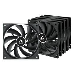Arctic ARCTIC F12 - Rev 3 - Gehäuselüfter - 120 mm - Schwarz (Packung mit 5) PC větrák s krytem černá (š x v x h) 120 x 25 x 120 mm