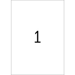 Herma 4224 typové štítky 210 x 297 mm poylesterová fólie stříbrná 25 ks trvalé laserová tiskárna, kopírka, ruční popis