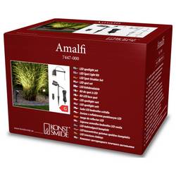 Konstsmide 7447-000 Amalfi LED zahradní reflektor Energetická třída (EEK2021): G (A - G) LED 4 W černá