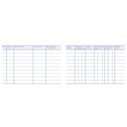 Avery-Zweckform 222 DIN A6 na šířku kniha jízd Počet listů: 40 bílá 40 listů