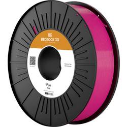 BEDROCK 3D PLA-0022b075 PLA Magenta 2.85 mm 750 g vlákno pro 3D tiskárny PLA plast Bez prodlevy 2.85 mm 750 g purpurová 1 ks