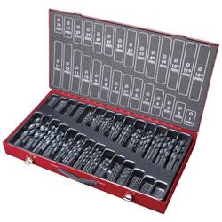 KS Tools 3301650 330.1650 HSS-R sada spirálových vrtáku do kovu 1 mm, 1.5 mm, 2 mm, 2.5 mm, 3 mm, 3.5 mm, 4 mm, 4.5 mm, 5 mm, 5.5 mm, 6 mm, 6.5 mm, 7 mm, 7.5