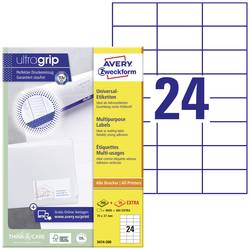 Avery-Zweckform 3474-200 univerzální etikety 70 x 37 mm papír bílá 5280 ks trvalé barevná laserová tiskárna