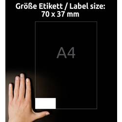 Avery-Zweckform 3474-200 univerzální etikety 70 x 37 mm papír bílá 5280 ks trvalé barevná laserová tiskárna