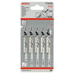 Bosch Accessories 2608630032 Pilový plátek do kmitací pily T 101 D - Clean for Wood 5 ks