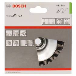 Bosch Accessories Kuželový kartáč, nerezový - 115 mm, 0,35 mm, M14 Bosch Power Tools 2608622109 1 ks