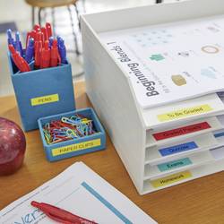 DYMO LT páska do štítkovače plast Barva pásky: žlutá Hyper Barva písma: černá 12 mm 4 m S0721620