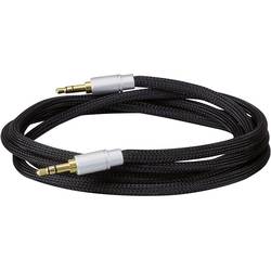 Dynavox 207383 jack audio kabel [1x jack zástrčka 3,5 mm - 1x jack zástrčka 3,5 mm] 1.50 m černá flexibilní provedení