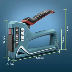 Novus Tools J-15, 030-0457 ruční sponkovačka, dĺžka 4 - 10 mm