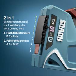 Novus Tools J-15, 030-0457 ruční sponkovačka, dĺžka 4 - 10 mm