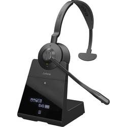 Jabra Engage 75 SE Mono Headset otevřená (On Ear) Bluetooth®, DECT, kabelová mono černá Potlačení hluku Vypnutí zvuku mikrofonu, NFC