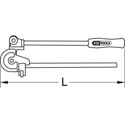 KS Tools 1221015 Standardní obouruční ohýbačka 15 mm