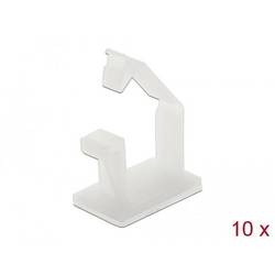 Delock příchytné klipsy kabelu Nylon bílá (š x v) 16 mm x 12 mm 10 ks 60250