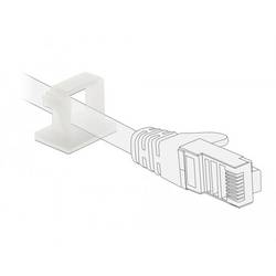 Delock příchytné klipsy kabelu Nylon bílá (š x v) 16 mm x 12 mm 10 ks 60250