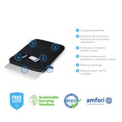 Dicota obal na notebooky Sleeve Eco SLIM M Max. velikost: 34,3 cm (13,5) černá