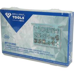 Brilliant Tools BT711200 Sada šroubů k úniku oleje a těsnění, 543 ks