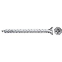 Fischer 670192 Power-Fast II CZF šrouby do dřevotřísky 4 mm 25 mm křížová drážka Pozidriv ocel galvanizováno zinkem 300 ks