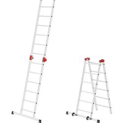 Hailo 9459-507 G60 hliník montážní lešení max.prac. výška: 4.3 m stříbrná, červená 31 kg