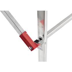 Hailo 9459-507 G60 hliník montážní lešení max.prac. výška: 4.3 m stříbrná, červená 31 kg