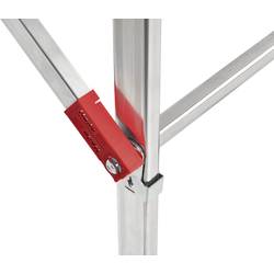 Hailo 9459-507 G60 hliník montážní lešení max.prac. výška: 4.3 m stříbrná, červená 31 kg