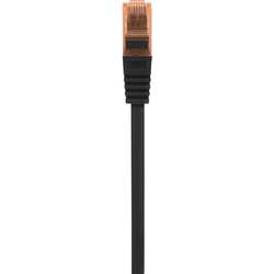 Renkforce RF-5043806 RJ45 síťové kabely, propojovací kabely CAT 6 U/UTP 3.00 m černá s ochranou, bez halogenů 1 ks