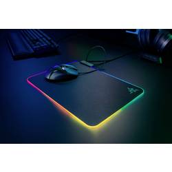 RAZER Firefly V2 herní podložka pod myš s podsvícením černá, RGB