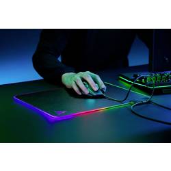 RAZER Firefly V2 herní podložka pod myš s podsvícením černá, RGB