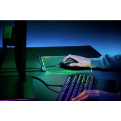 RAZER Firefly V2 herní podložka pod myš s podsvícením černá, RGB