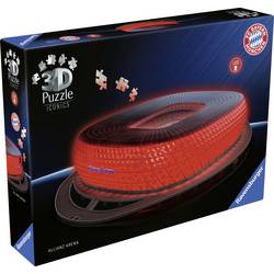 Ravensburger 3D Puzzle Iconics: Aliance Arena s LED 12008033 RAVENSBURGER - 3D Puzzle Iconics Allianz Arena mit LED 12008033 1 St. 1 ks