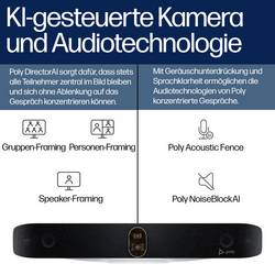 HP Poly Studio X72 All-In-One Video Bar konferenční reproduktor HDMI® vstup, HDMI® výstup, USB-C®, USB-A, Audio-Line-in , Audio-Line-out , Bluetooth, Wi-Fi 7