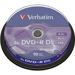 Verbatim 43666 DVD+R DL 8.5 GB 10 ks vřeteno