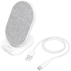Hama bezdrátová indukční nabíječka 10 W 00201686 Výstup Qi standard bílá