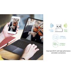 Sygonix Connect SC-WBD-300 WLAN/Bluetooth® adaptér USB 2.0 600 MBit/s