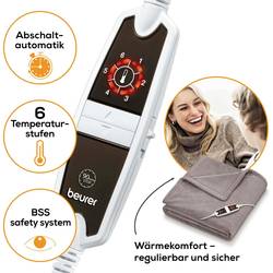 Beurer HD 150 XXL Cosy Vyhřívaná deka 150 W šedá
