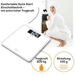 Beurer GS 400 Signature Line Osobní váha 73579 digitální Max. váživost=200 kg bílá