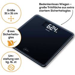 Beurer GS 400 Signature Line Osobní váha 73579 digitální Max. váživost=200 kg bílá