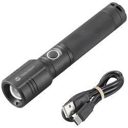 TOOLCRAFT SMD LED kapesní svítilna, nastavitelná, s USB rozhraním, s režimem stroboskopu, napájeno akumulátorem, 1000 lm, 35 h, 194 g