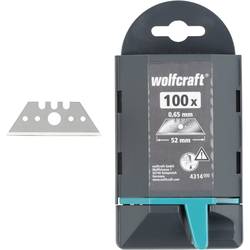 Wolfcraft 4314000 Profi trapezových čepelí 0,65x5 2mm 100 ks