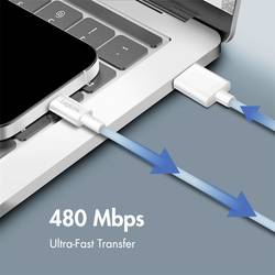 LogiLink Kabel USB-C USB 2.0 USB-A zástrčka, USB-C ® zástrčka 0.5 m modrá stíněný CU0329
