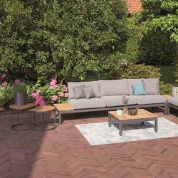 Siena Garden LOCON GROOVE 722_50 Nádoba na rostliny polypropylen antracitová