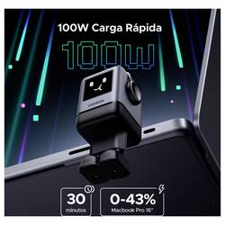 UGREEN Uno X688 USB nabíječka, GaN, 3x USB-C®, 1x USB A , 100 W, PPS, Dodávka energie, Rychlé nabíjení, šedá