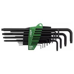 Wiha TORX sada klíčů T 5, T 6, T 7, T 8, T 9, T 10, T 15, T 20, T 25, T 27, T 30, T 40, T 50 13dílná