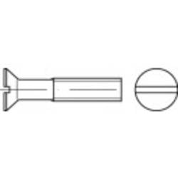 TOOLCRAFT 1065472 zápustný šroub M4 8 mm příruba DIN 963 nerezová ocel A2 1000 ks
