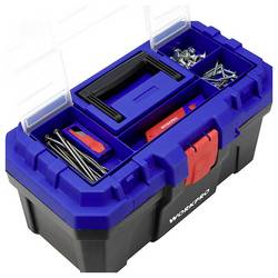 WorkPro 410 x 230 x 205 mm WP283001 box na nářadí, modrá, černá