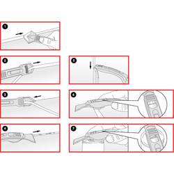 KS Tools 1161050 Sada silikonové škrabky a stěrky