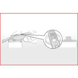 KS Tools 1161050 Sada silikonové škrabky a stěrky