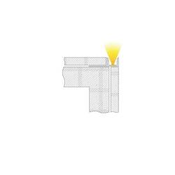 Deko Light 975334 EL-01-08 Dlaždicový profil hliník (d x š x v) 3000 x 36 x 11 mm 3 m