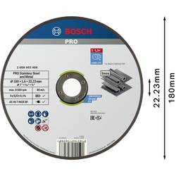 Bosch Accessories 2608603406 2608603406 řezný kotouč rovný 180 mm 1 ks ocel