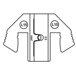 TOOLCRAFT TO-9625854 krimpovací nástavec Plochý MCP kontakt, Plochý SPT kontakt 2.5 mm² (max)